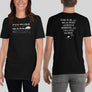 Black Culture Warp Christian T-Shirt. The shirt style is Classic Unisex T-Shirt , size S. The design is Come to Me - Chrome Collection.