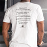 White/Black Culture Warp Christian T-Shirt. The shirt style is Classic Unisex T-Shirt , size S. The design is Traditions & Values - UNWARP Collection Collection.
