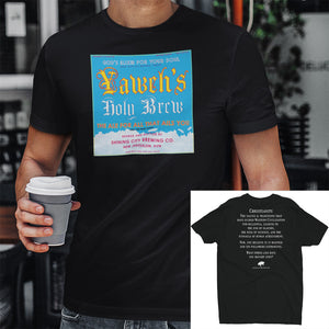 Black Culture Warp Christian T-Shirt. The shirt style is Men's Fashion T-Shirt , size S. The design is Traditions & Values - Yaweh's Holy Brew Collection.