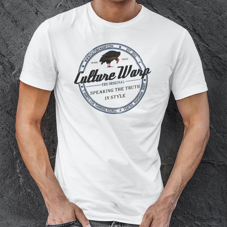 White (Original) Culture Warp Christian T-Shirt. The shirt style is Classic Unisex T-Shirt , size S. The design is Come to Me - Classic Collection.